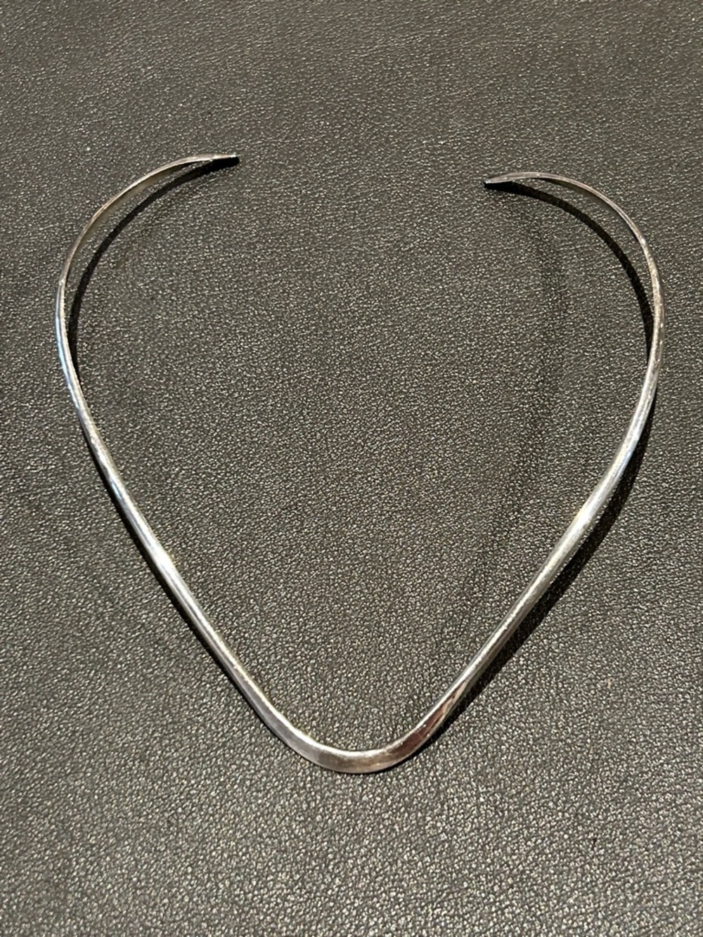 Gary G. Sterling Minimalist V-Shaped Collar Necklace